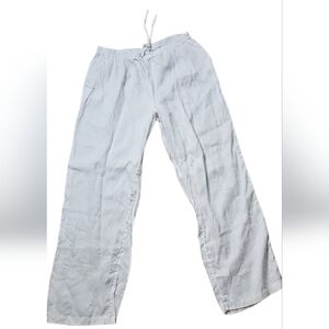 H&M  White Boho style womens pants .